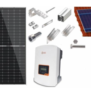 10kW saulės elektrinės komplektas (be montavimo darbų), stogo danga – skarda