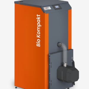 Granulinis katilas Bio Kompakt 12 kW su rotac. moduliuojamu degikliu ir integruotu 120 l bunkeriu