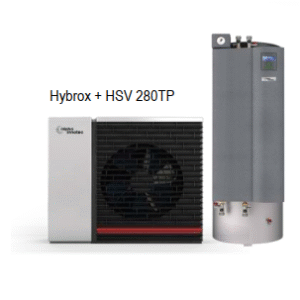 Alpha innotec HYBROX 11 monoblokinis šilumos siurblys su hidraulikos stotimi HSV 280TP, 4.0-11 kW (trifazis)